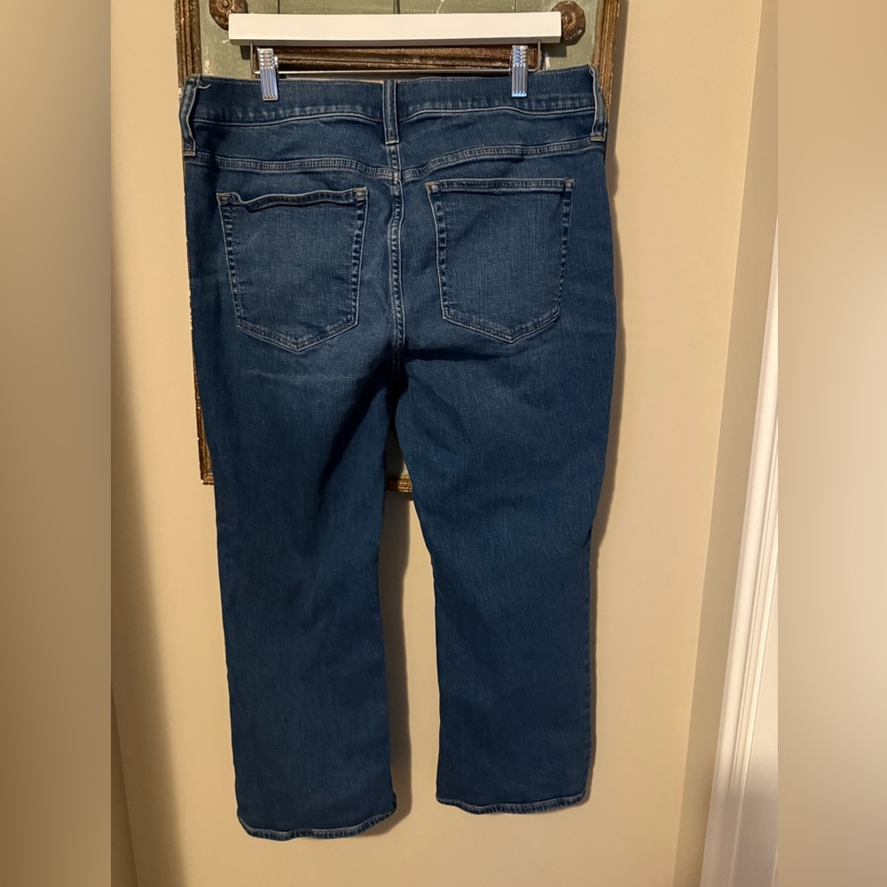 J crew Mid Rise Cropped Flare Jeans - Picture 3 of 4